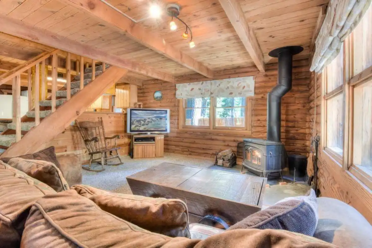 For a laid-back weekend in Tahoe this cozy cabin is perfect for you, Enchanted Woods Cabin
