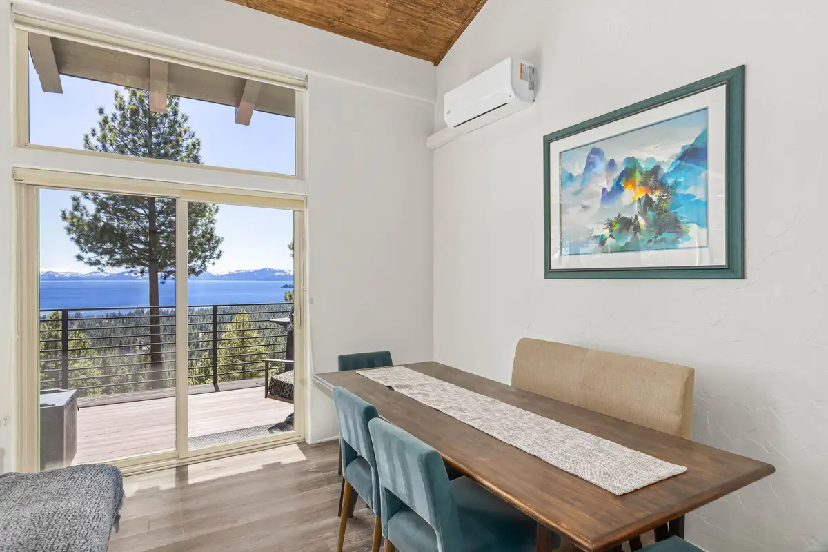 Kitchen Table, Lakeview Haven in Incline Village
