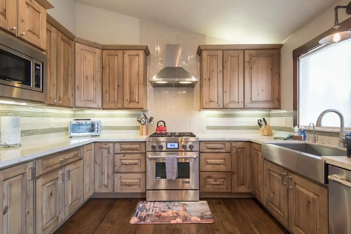 plus new stainless steel appliances and marble countertops, Tranquil Tahoe Haven