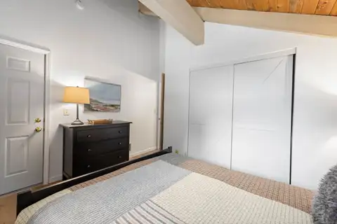 Bedroom #2 with Queen Bed, located on 2nd level, Mountaintop Retreat