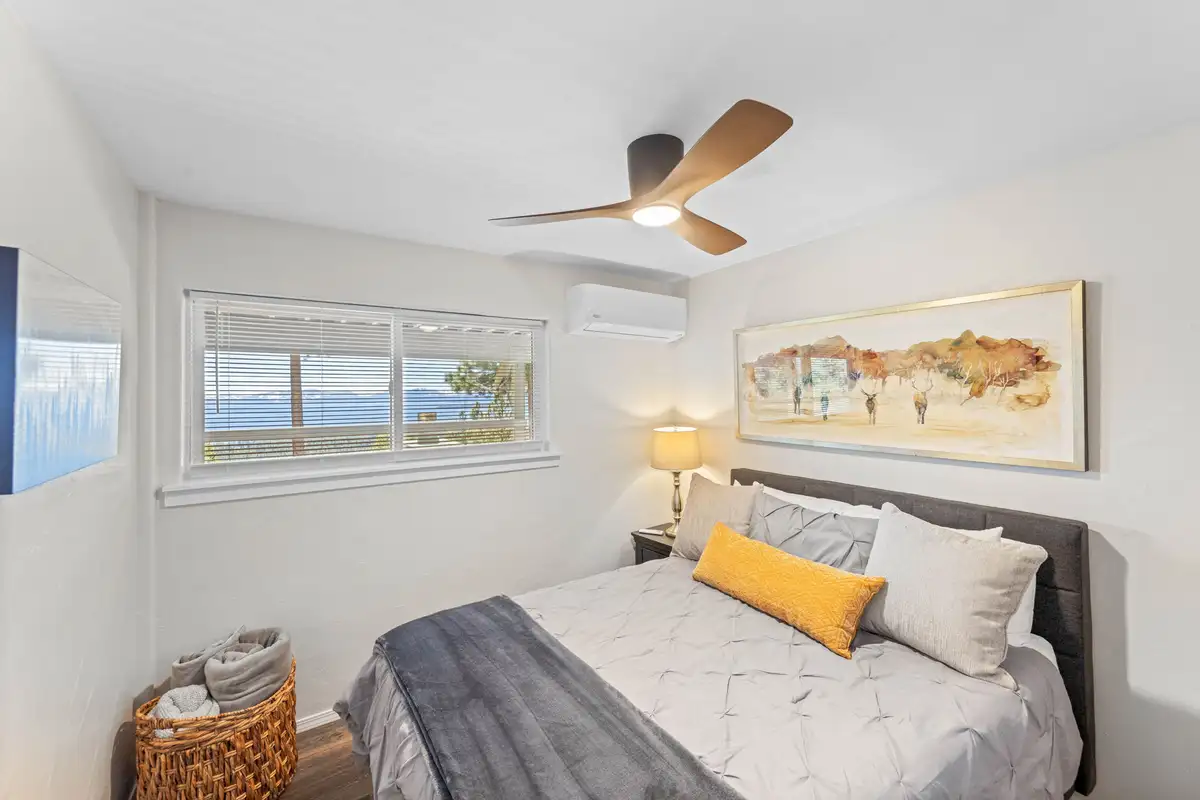 Bedroom #2 with queen bed, Lakeview Haven in Incline Village