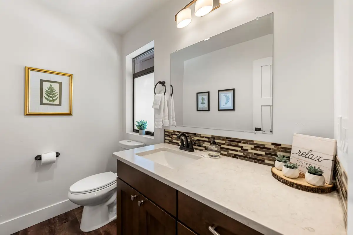 3rd Floor half Bathroom off of kitchen, Incline Lakehouse Lookout