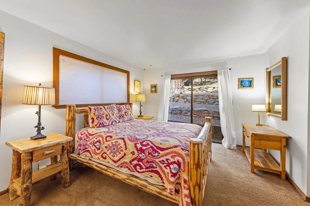 2nd floor bedroom off kitchen, Rustic Ridge Retreat