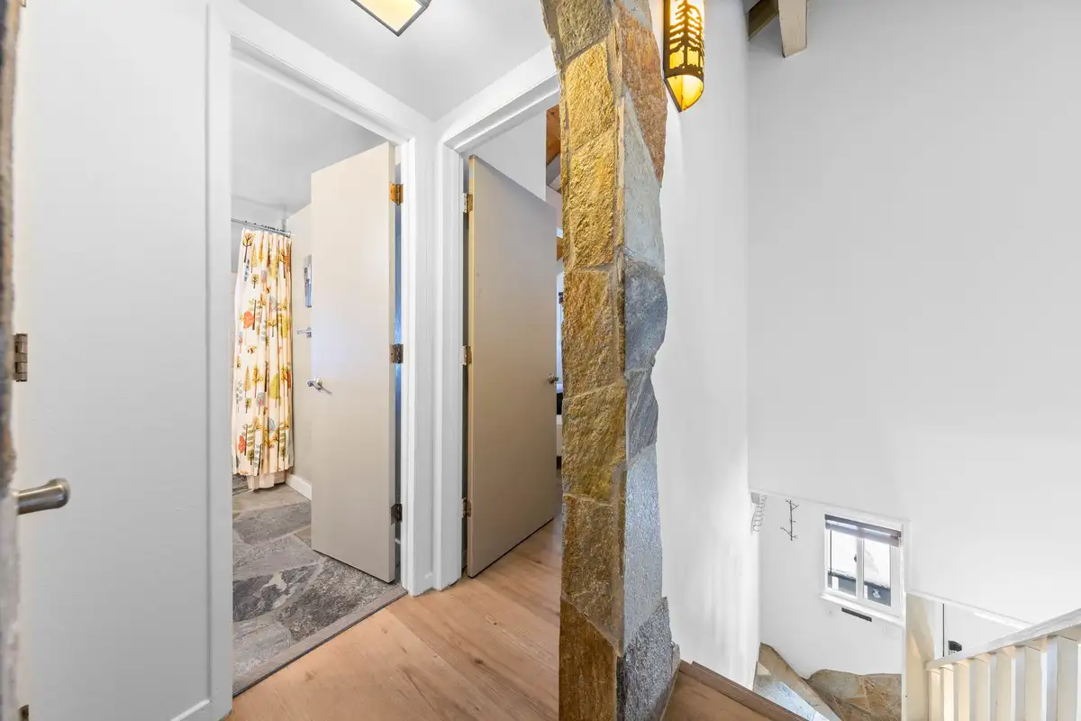 hallway leading to Bathroom #2 and Bedroom #2, Mountaintop Retreat