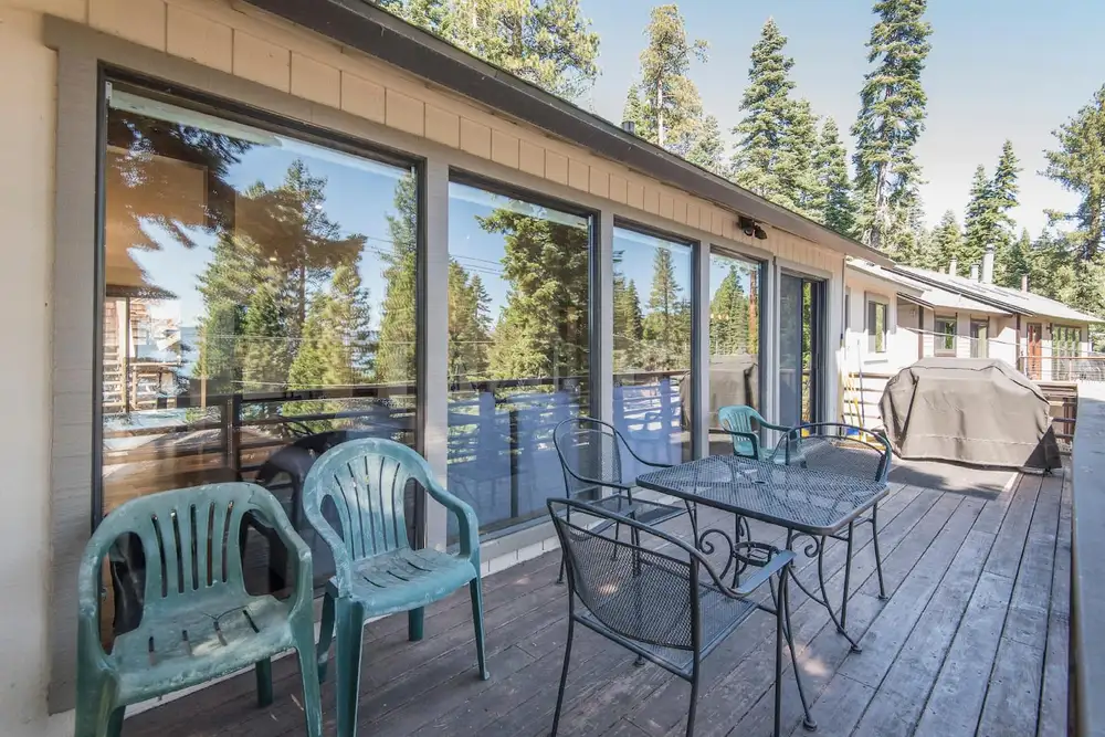 Enjoy lake views on the second floor deck, Tranquil Tahoe Haven, an MG home in Carnelian Bay