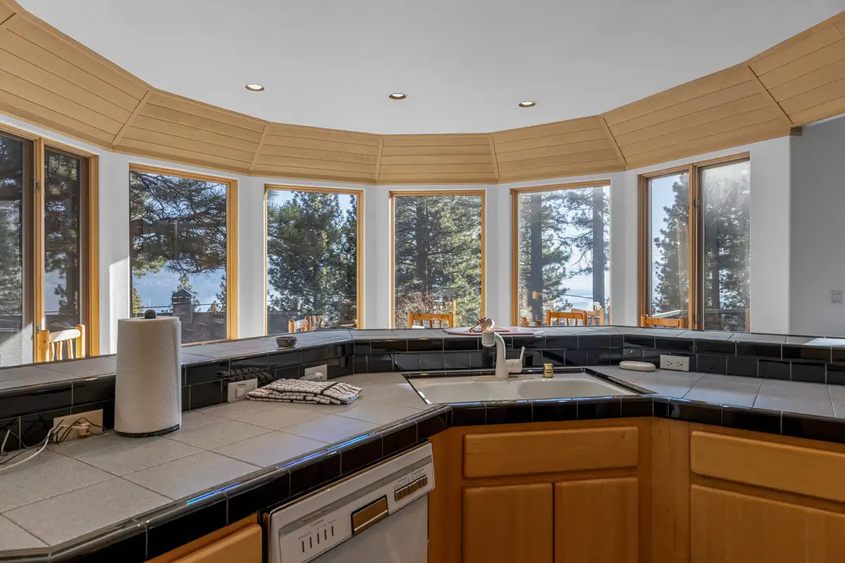 Kitchen with a view, 90s Tahoe Time Capsule