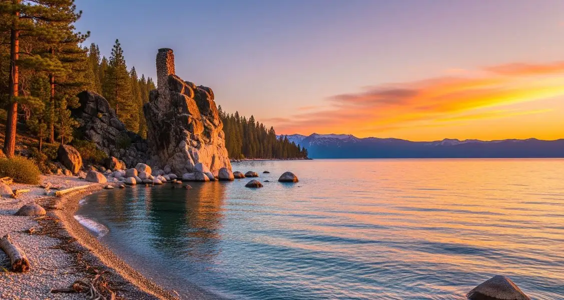 Chimney Beach Lake Tahoe