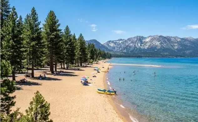 Pope Beach in South Lake Tahoe