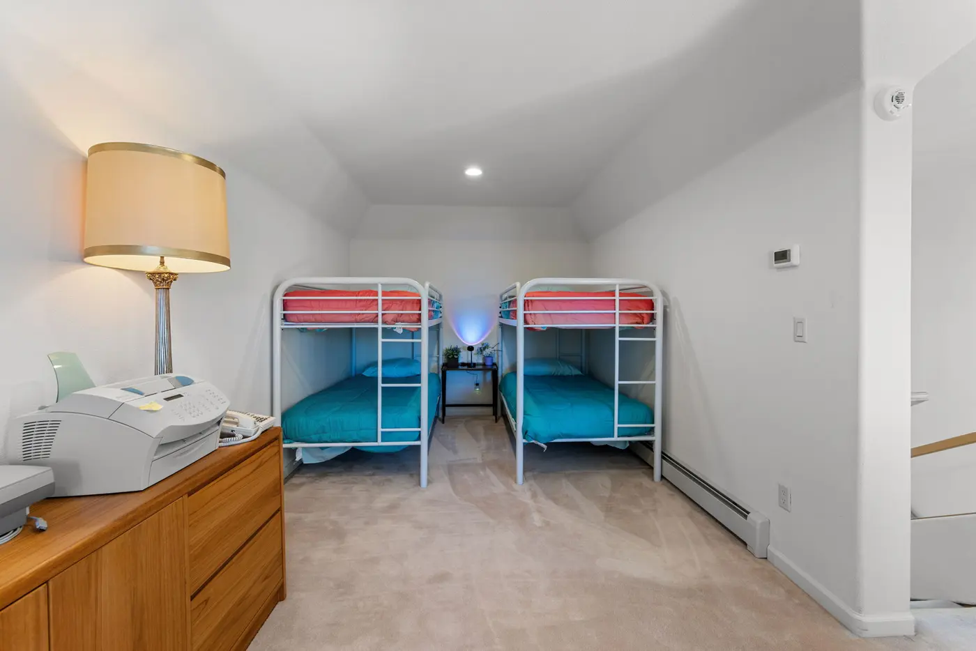 A bunk room at 90s Tahoe Time Capsule, an MG home in Incline Village